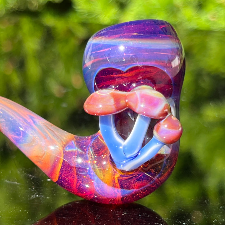 Mushroom Sherlock 3 Glass Pipe Updog Glass   