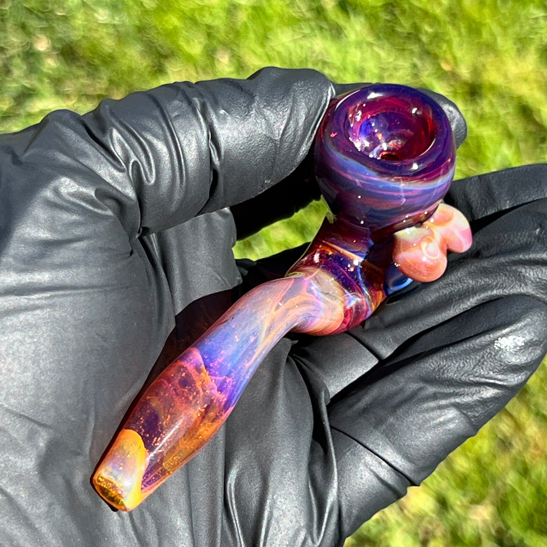 Mushroom Sherlock 3 Glass Pipe Updog Glass   