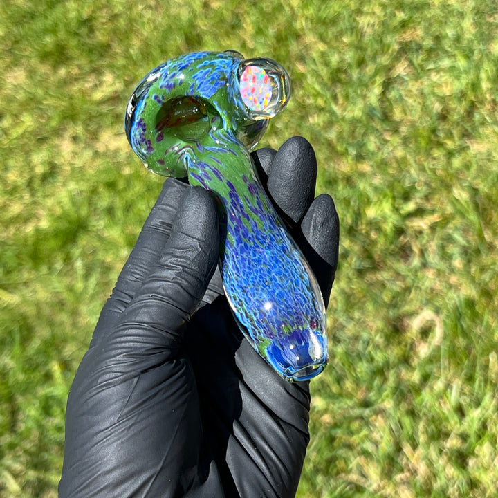 Purple Haze Sparkle Opal Pipe Glass Pipe Tako Glass   