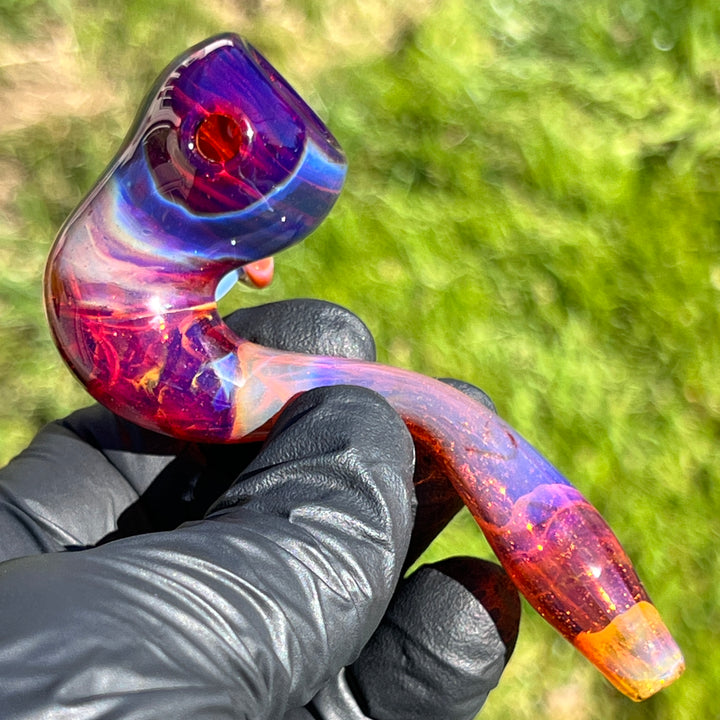 Mushroom Sherlock 3 Glass Pipe Updog Glass   