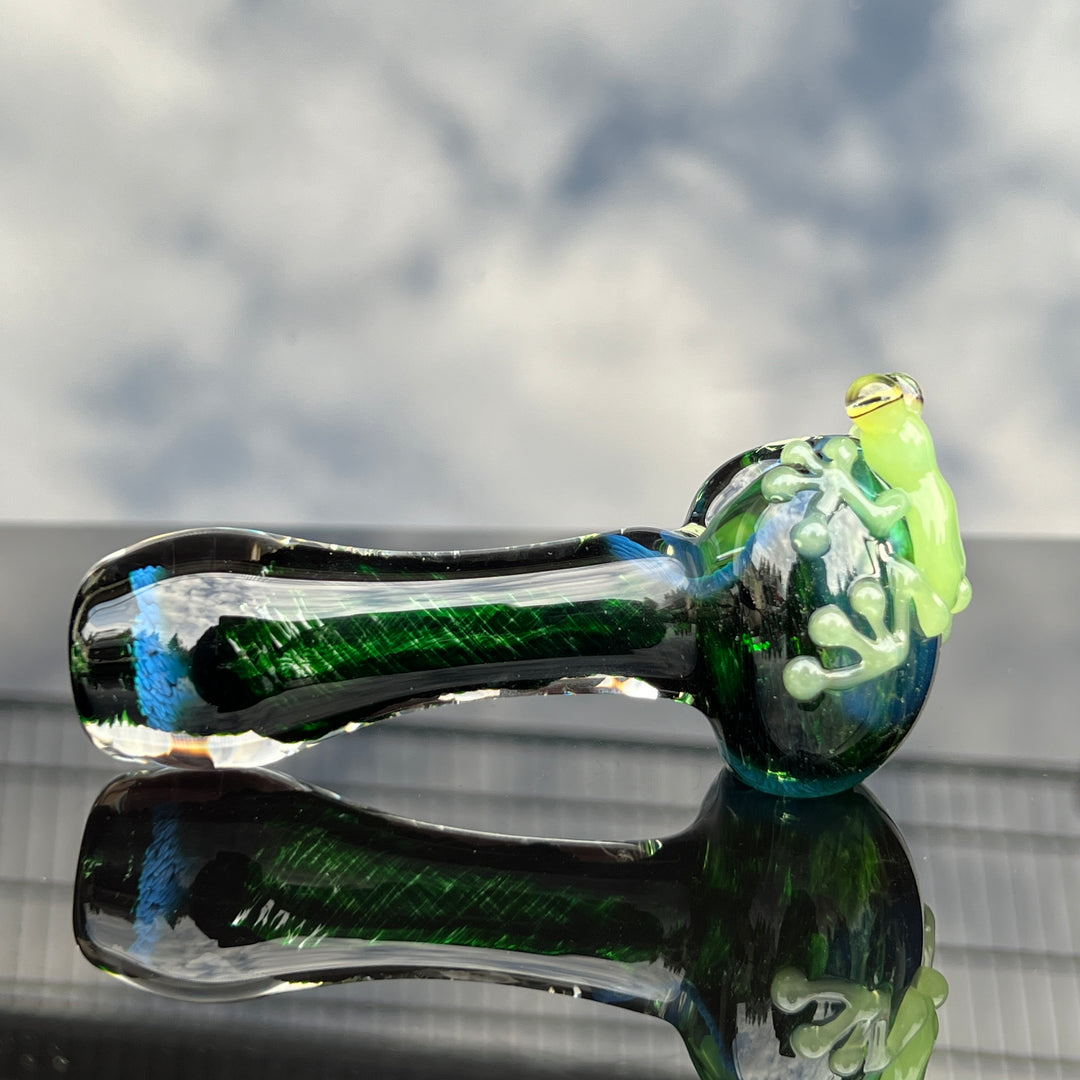 Green Frog Pipe Glass Pipe Beezy Glass   