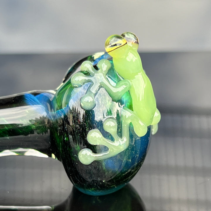 Green Frog Pipe Glass Pipe Beezy Glass   