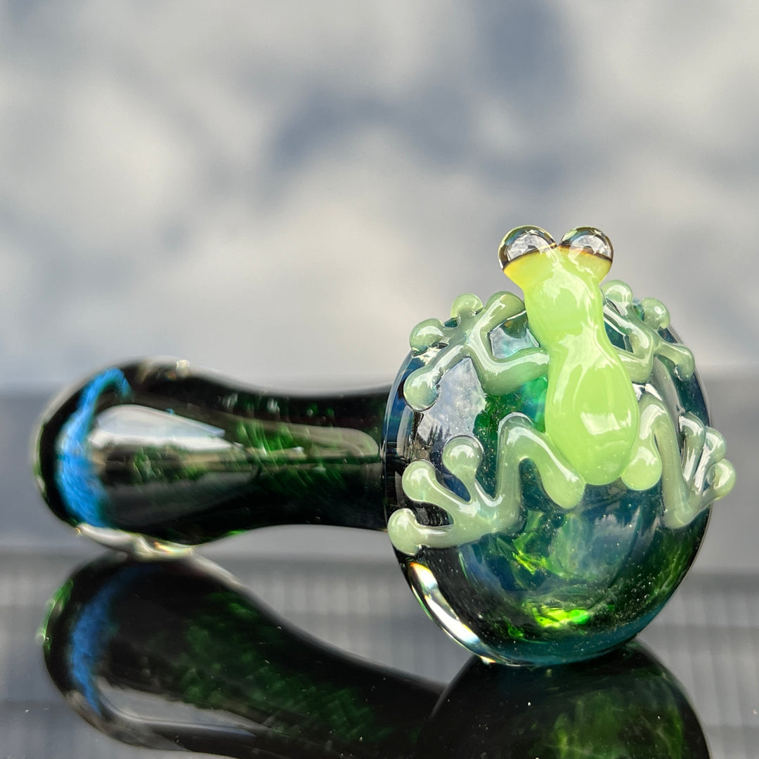 Green Frog Pipe Glass Pipe Beezy Glass   