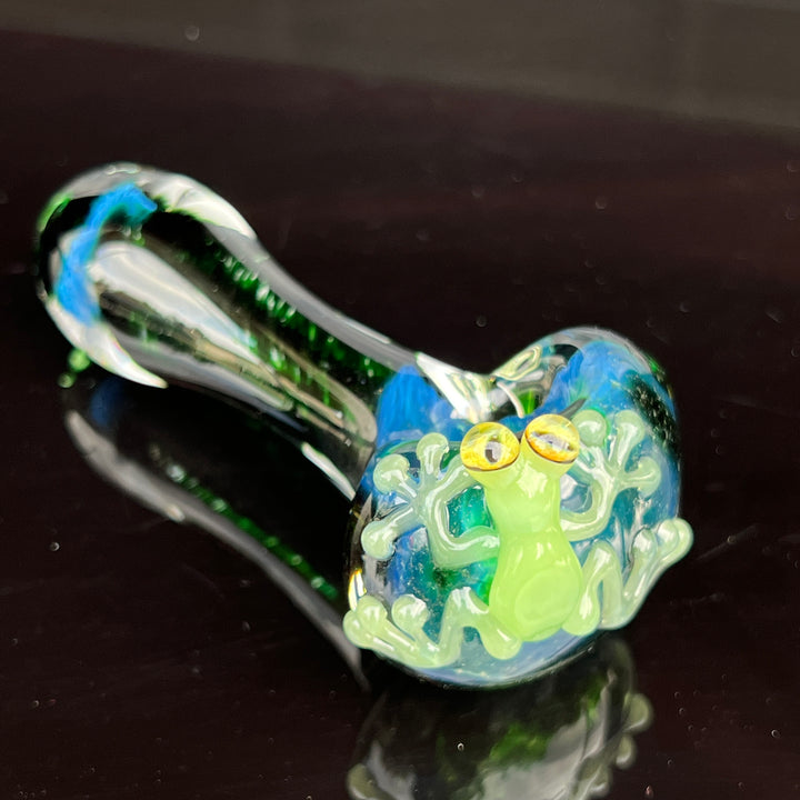 Green Frog Pipe Glass Pipe Beezy Glass   