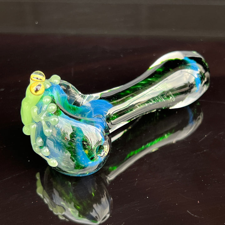 Green Frog Pipe Glass Pipe Beezy Glass   