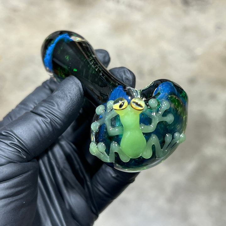 Green Frog Pipe Glass Pipe Beezy Glass   