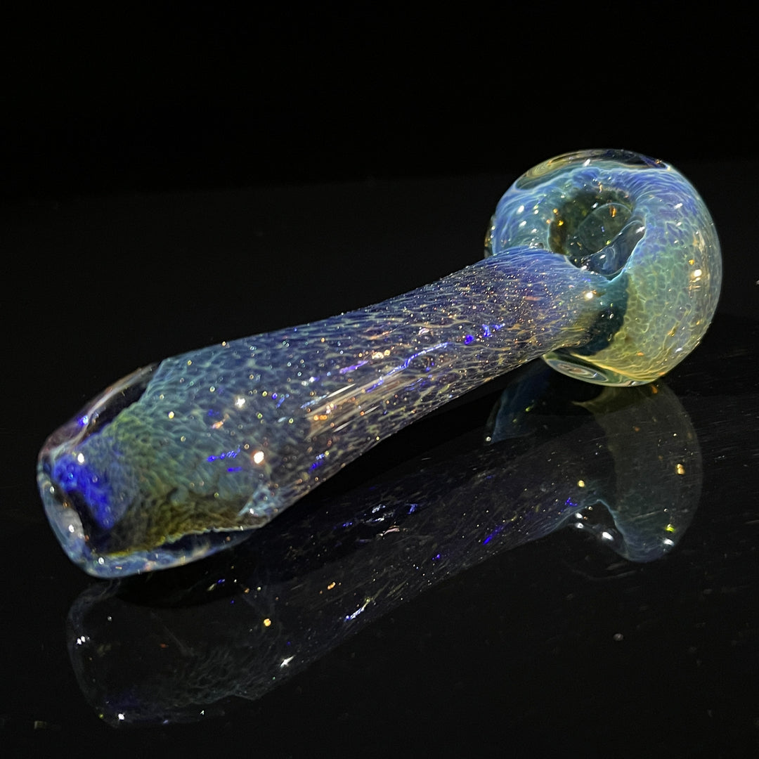 Blue Sea Sparkle Marble Pipe Glass Pipe Beezy Glass   