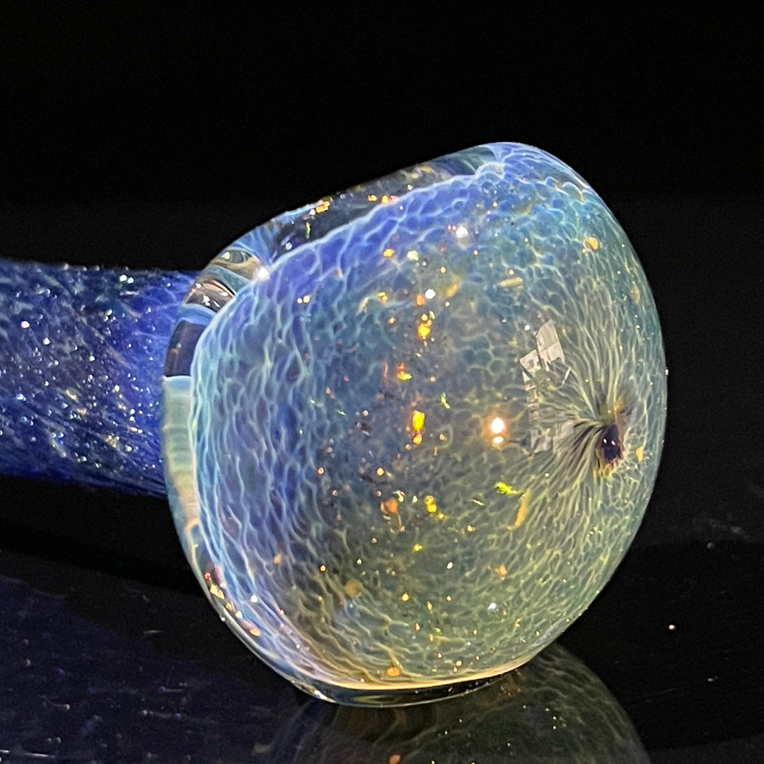 Blue Sea Sparkle Marble Pipe Glass Pipe Beezy Glass   