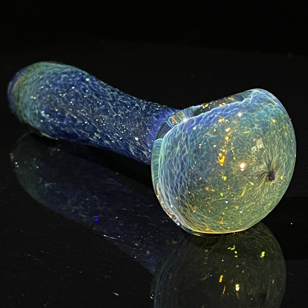 Blue Sea Sparkle Marble Pipe Glass Pipe Beezy Glass   