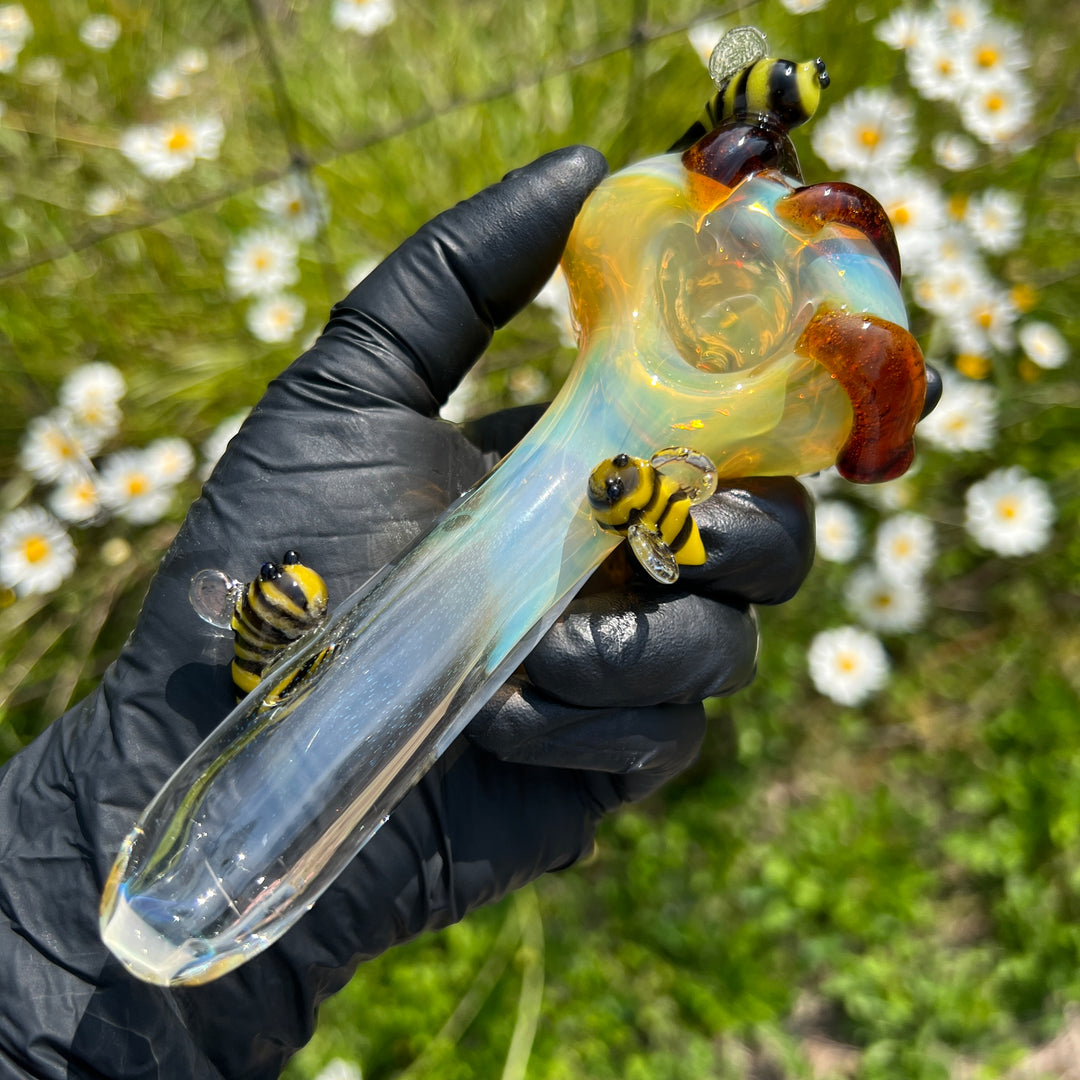 Honey Pot Pipe Glass Pipe Street Kitty Glass   