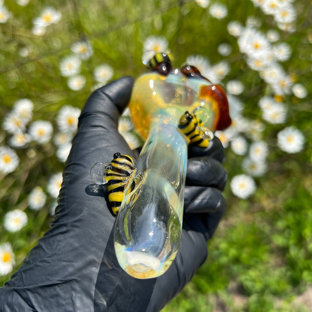 Honey Pot Pipe Glass Pipe Street Kitty Glass   