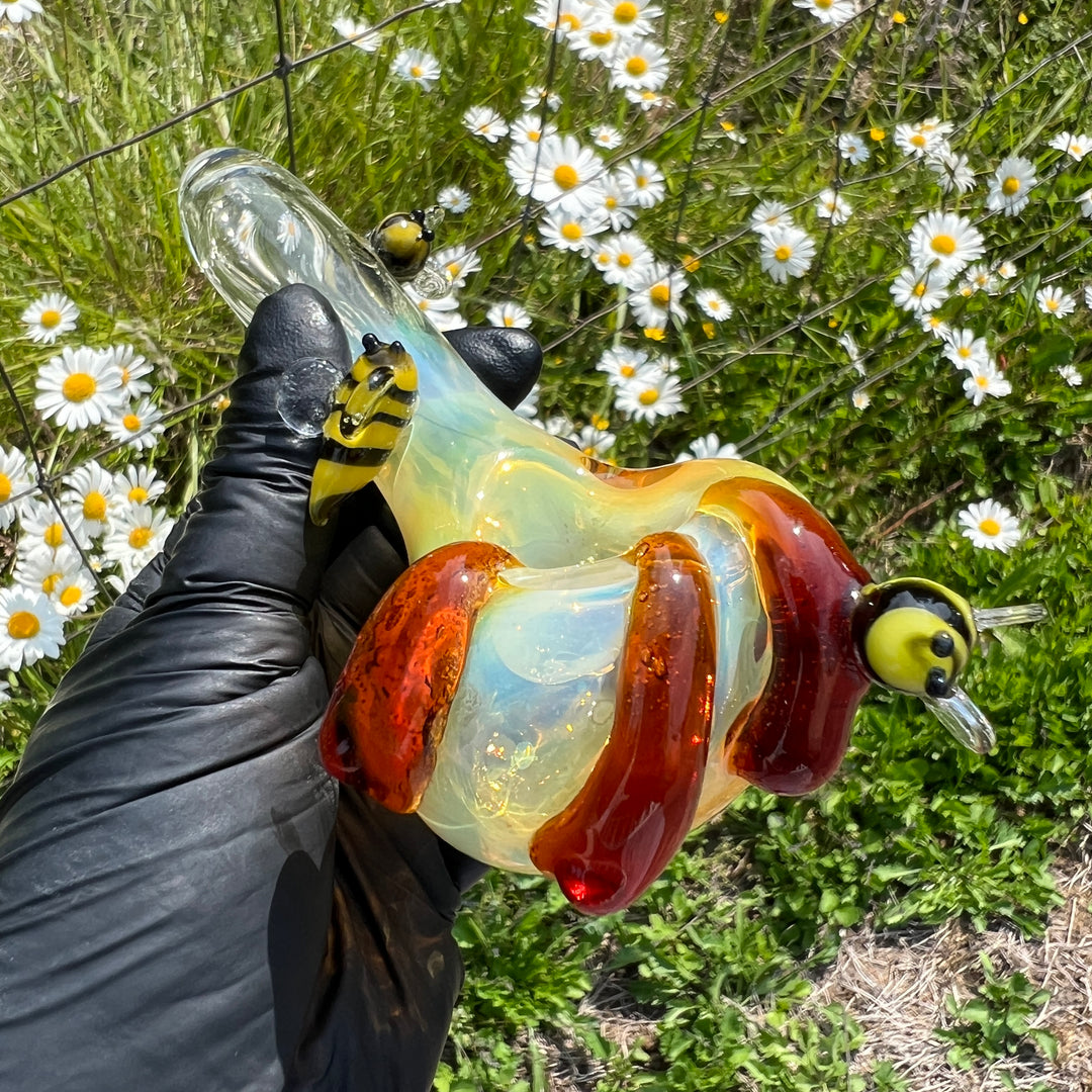 Honey Pot Pipe Glass Pipe Street Kitty Glass   