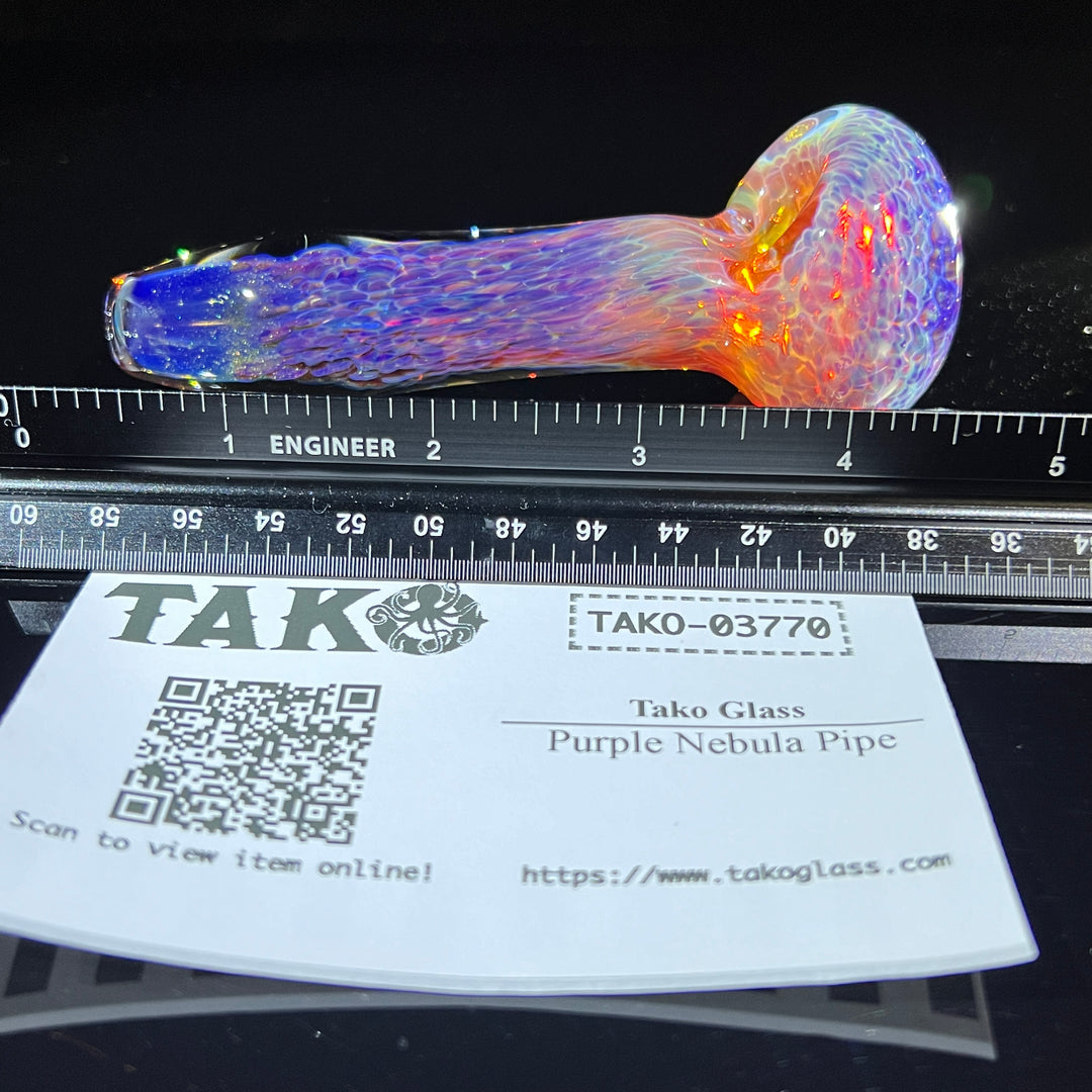 Purple Nebula Pipe Glass Pipe Tako Glass   