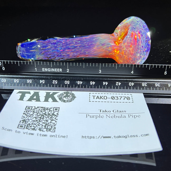 Purple Nebula Pipe Glass Pipe Tako Glass   