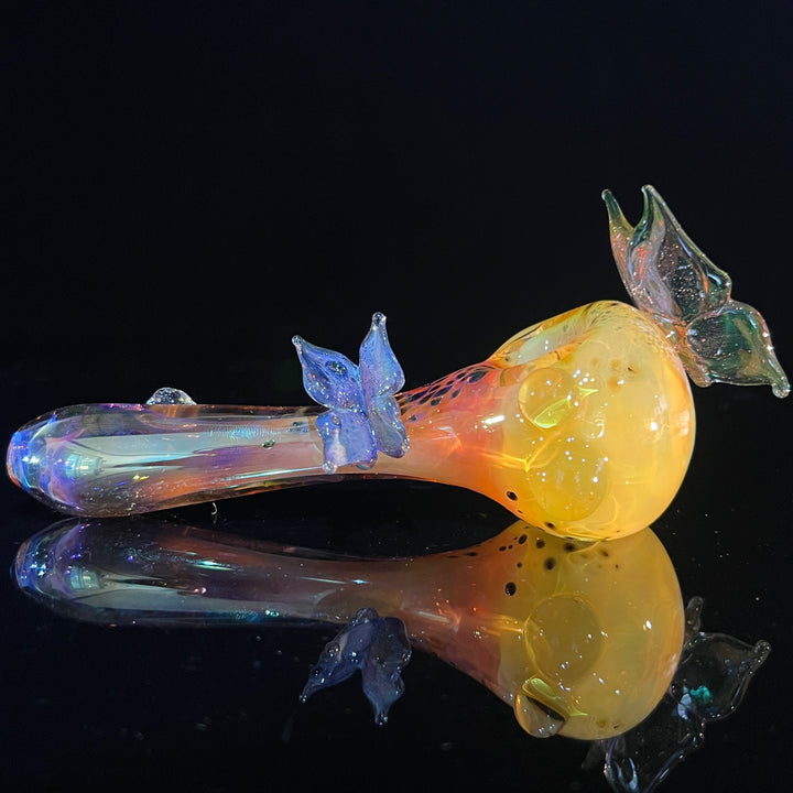 Butterfly Spoon Glass Pipe Street Kitty Glass   