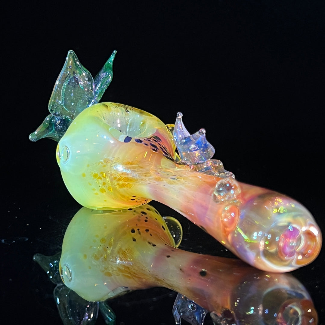 Butterfly Spoon Glass Pipe Street Kitty Glass   