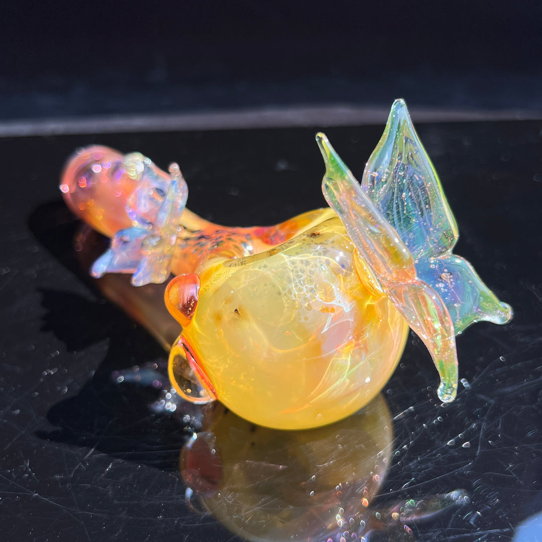 Butterfly Spoon Glass Pipe Street Kitty Glass   