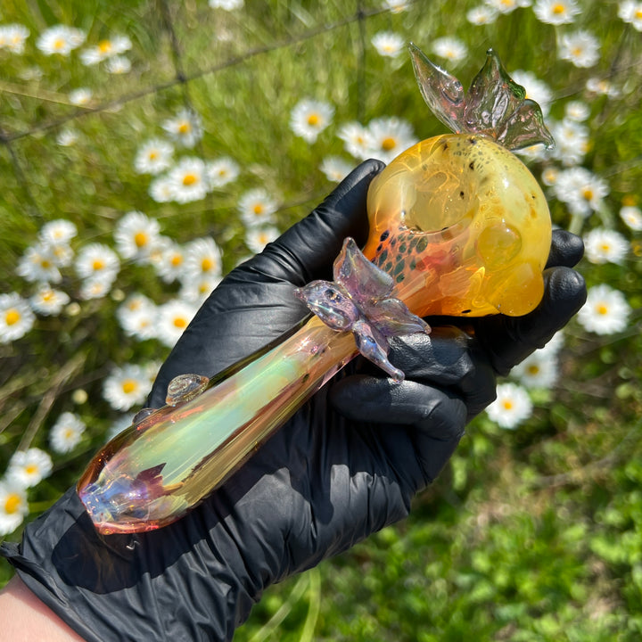 Butterfly Spoon Glass Pipe Street Kitty Glass   