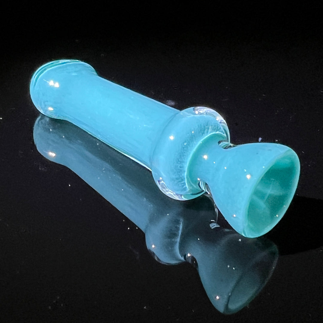 Seaside Turquoise Chillum Glass Pipe Schutz Glass   
