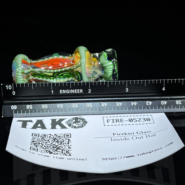 Firekist Inside Out Bat Glass Pipe Firekist Glass   