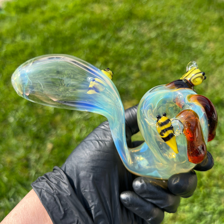 Honey Pot Sherlock Glass Pipe Street Kitty Glass   