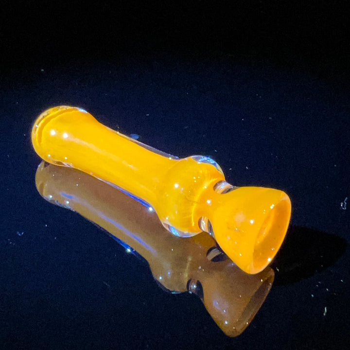 Juicy Tangerine Chillum Glass Pipe Schutz Glass   