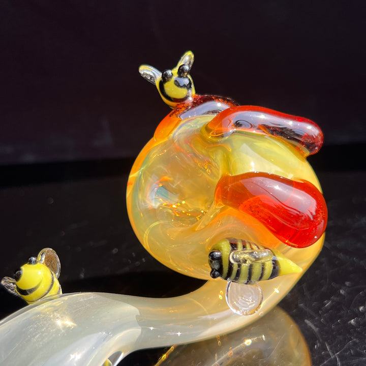 Honey Pot Sherlock Glass Pipe Street Kitty Glass   