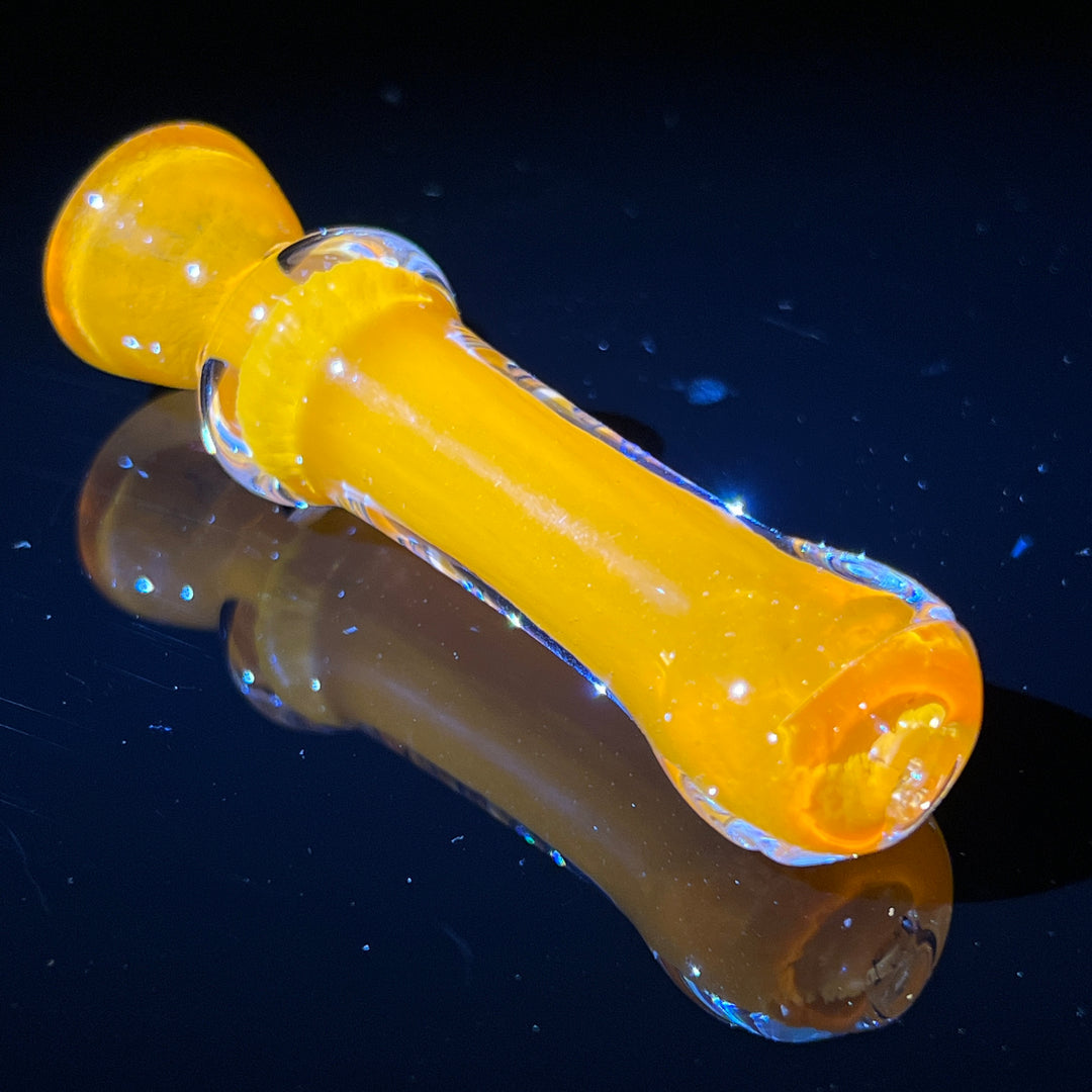 Juicy Tangerine Chillum Glass Pipe Schutz Glass   