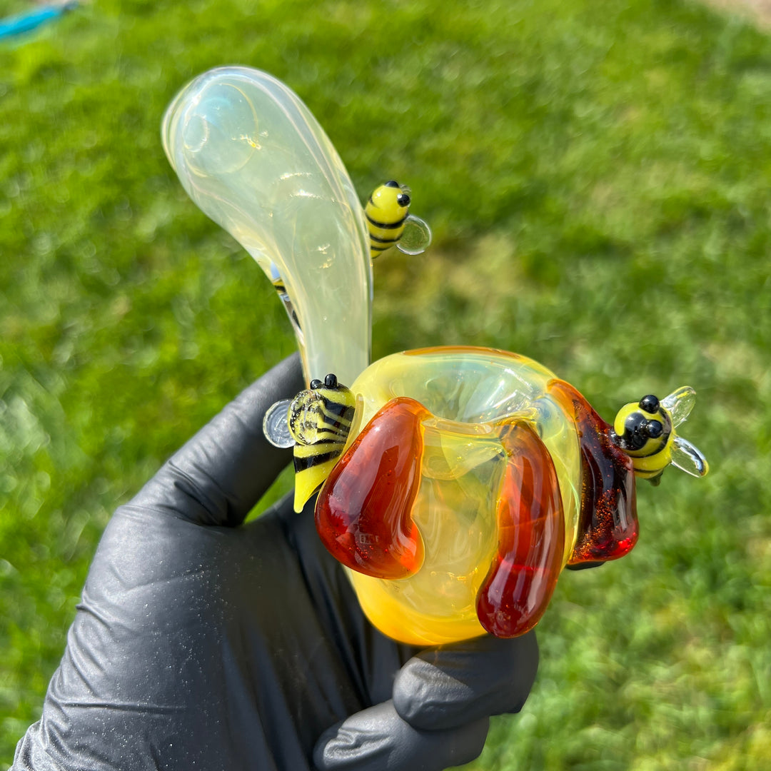 Honey Pot Sherlock Glass Pipe Street Kitty Glass   