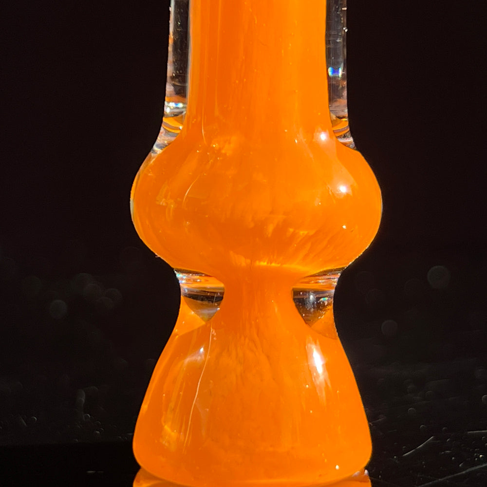 Juicy Tangerine Chillum Glass Pipe Schutz Glass   