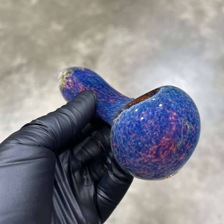 Purple Nebula Space Dust Pipe Glass Pipe Tako Glass   