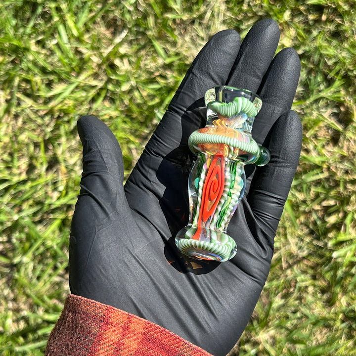 Firekist Inside Out Bat Glass Pipe Firekist Glass   