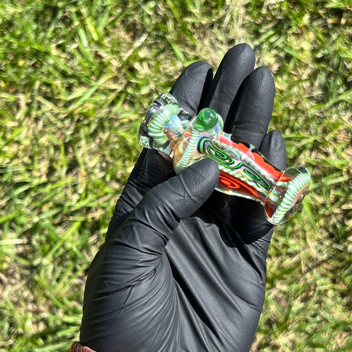 Firekist Inside Out Bat Glass Pipe Firekist Glass   