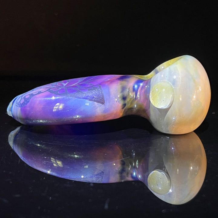 Carved Butterfly Pipe Glass Pipe Street Kitty Glass   