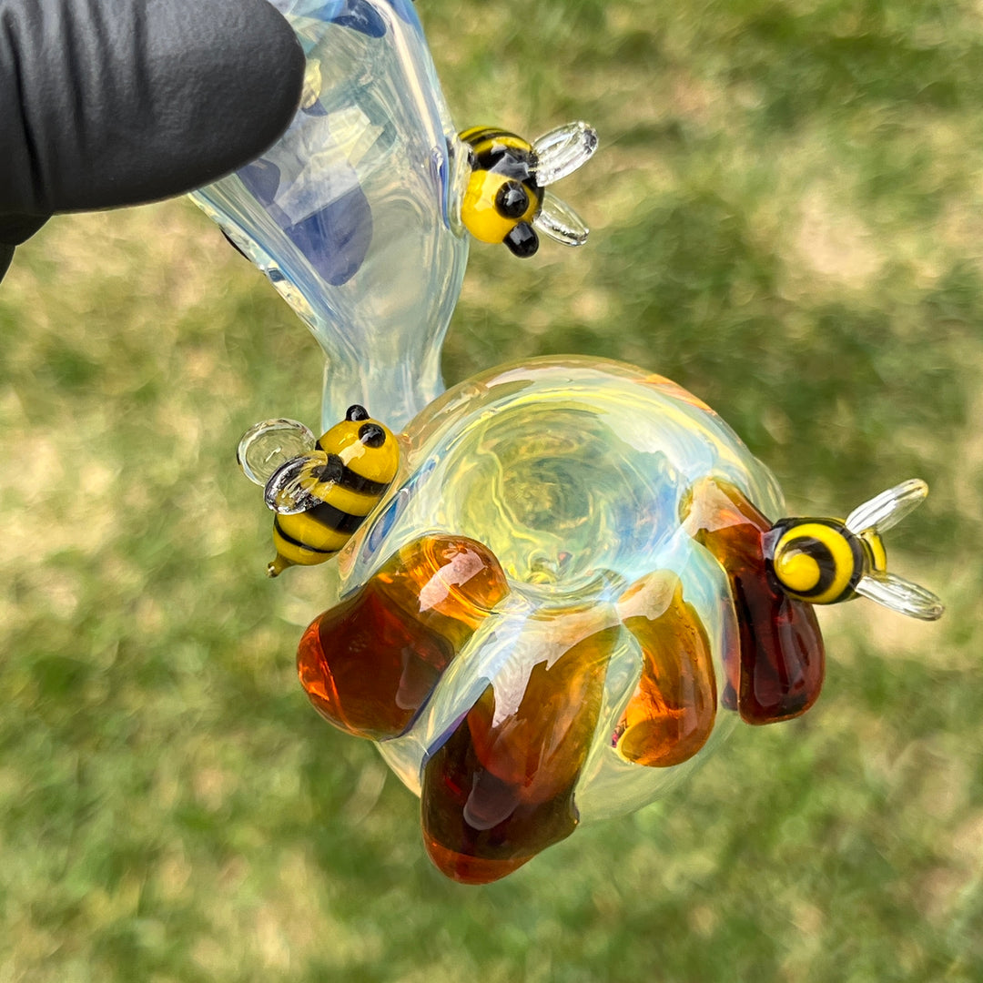 Honey Pot Sherlock Glass Pipe Street Kitty Glass   