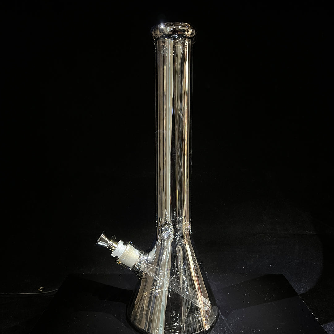 16" Translucent Smoke Beaker Bong Glass Pipe TG   