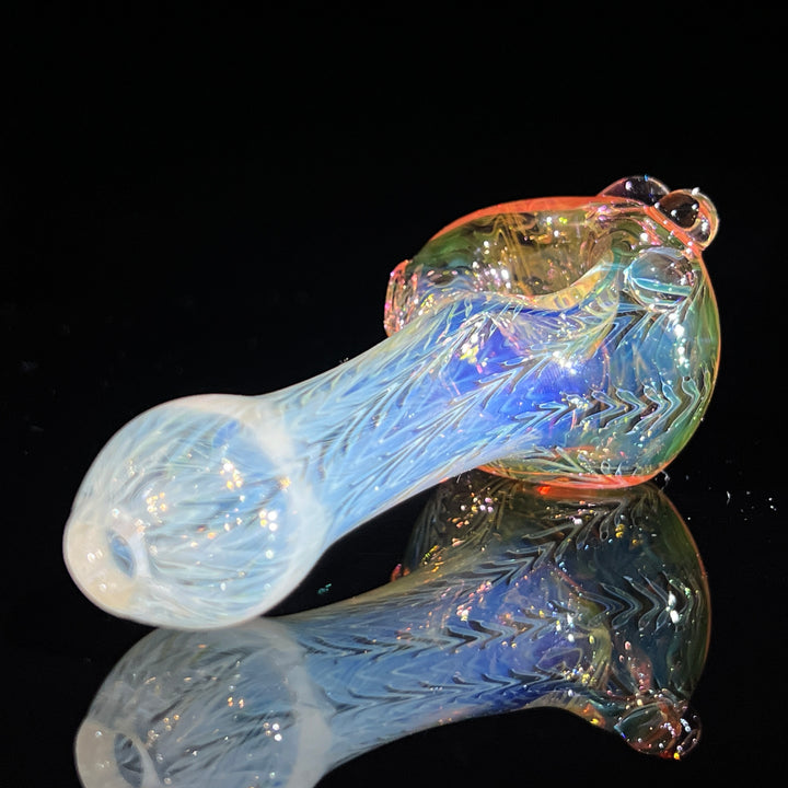 Wrap N Rake Fume Spoon Glass Pipe KRA Glass   