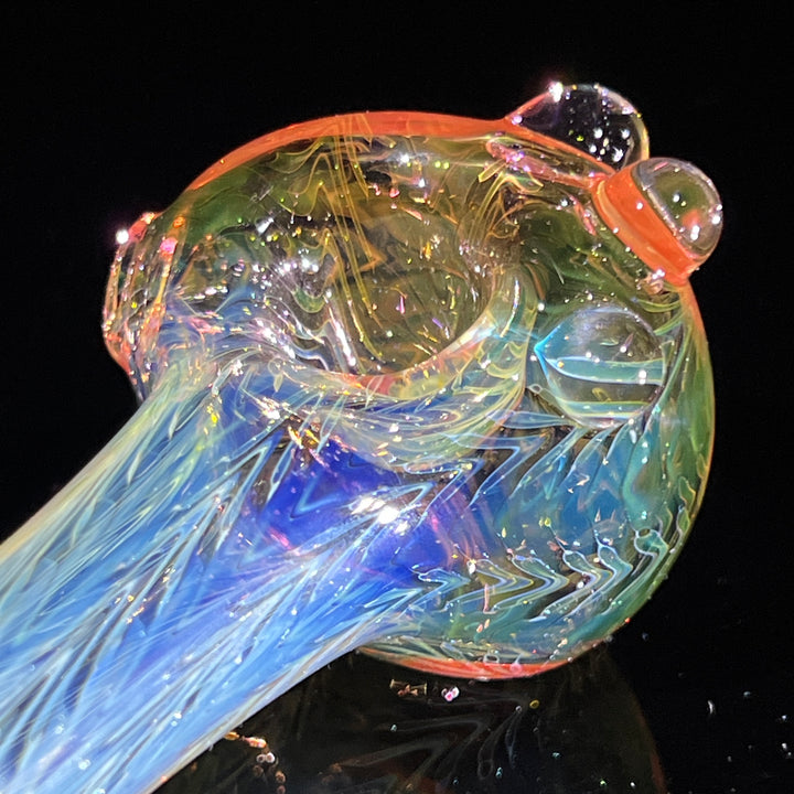 Wrap N Rake Fume Spoon Glass Pipe KRA Glass   