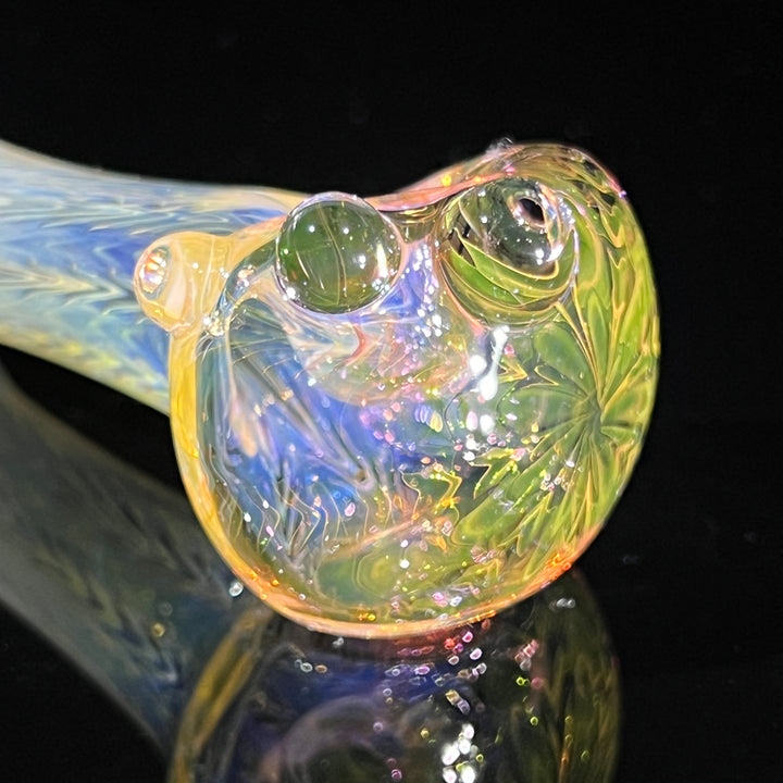 Wrap N Rake Fume Spoon Glass Pipe KRA Glass   