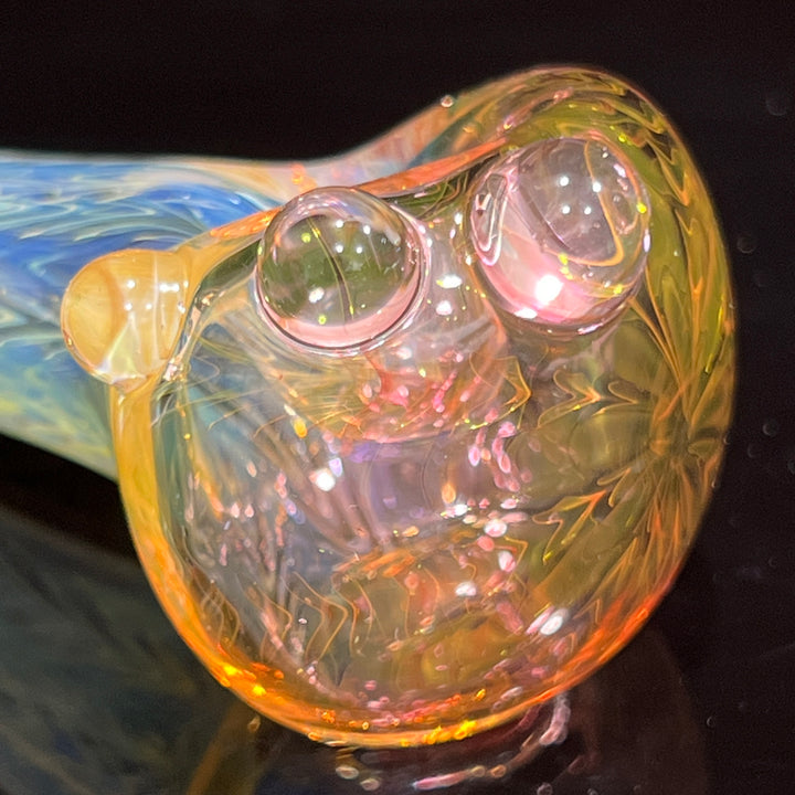 Wrap N Rake Fume Spoon Glass Pipe KRA Glass   