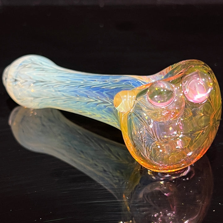 Wrap N Rake Fume Spoon Glass Pipe KRA Glass   
