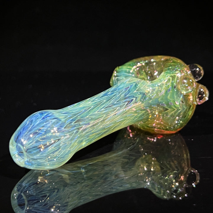 Wrap N Rake Fume Spoon Glass Pipe KRA Glass   