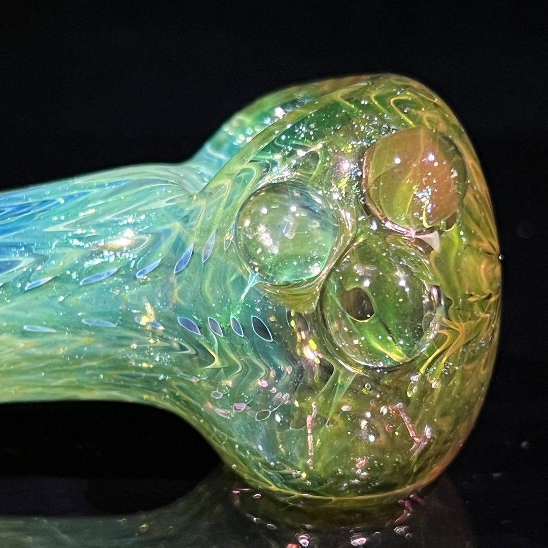 Wrap N Rake Fume Spoon Glass Pipe KRA Glass   