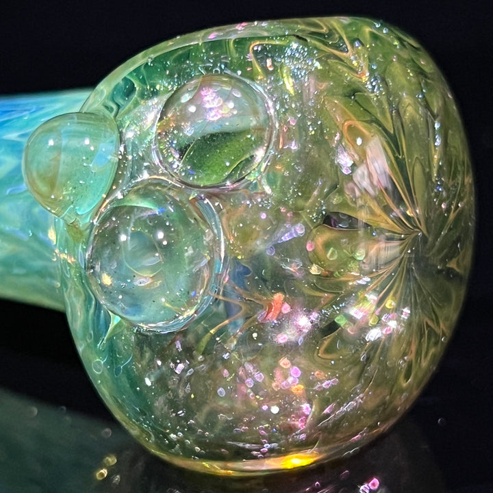 Wrap N Rake Fume Spoon Glass Pipe KRA Glass   