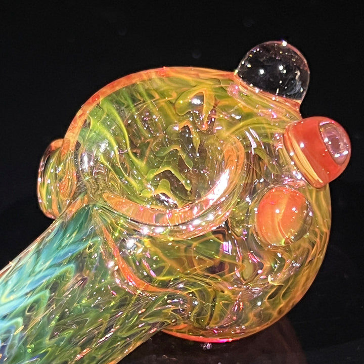 Wrap N Rake Fume Spoon Glass Pipe KRA Glass   