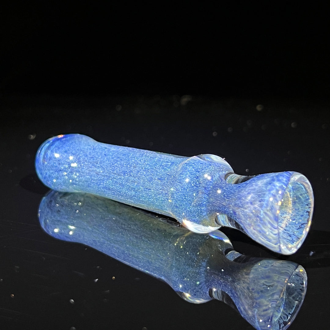 Salish Blue Chillum Glass Pipe Schutz Glass   