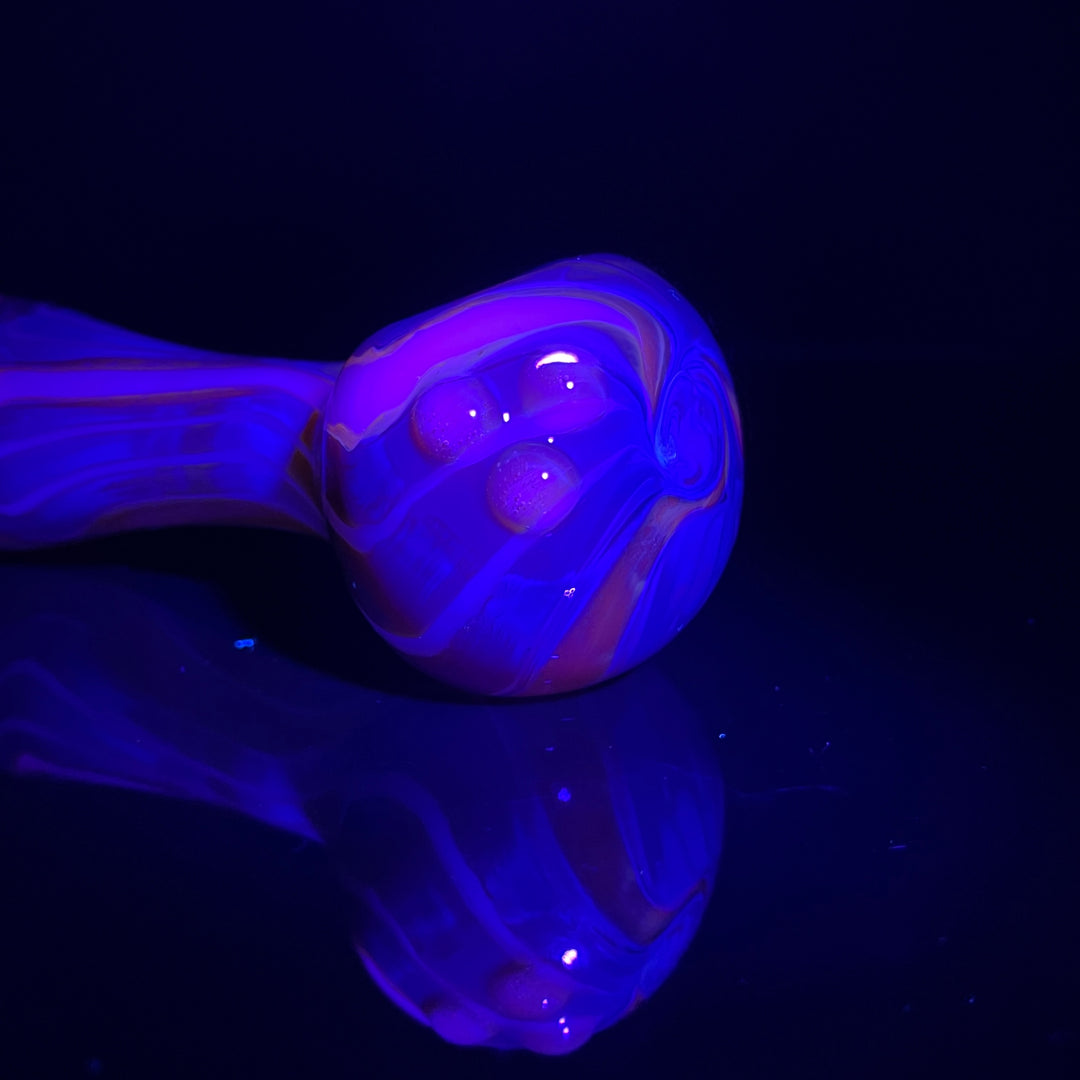 Purple Streak UV Pipe Glass Pipe Taggart Glass   