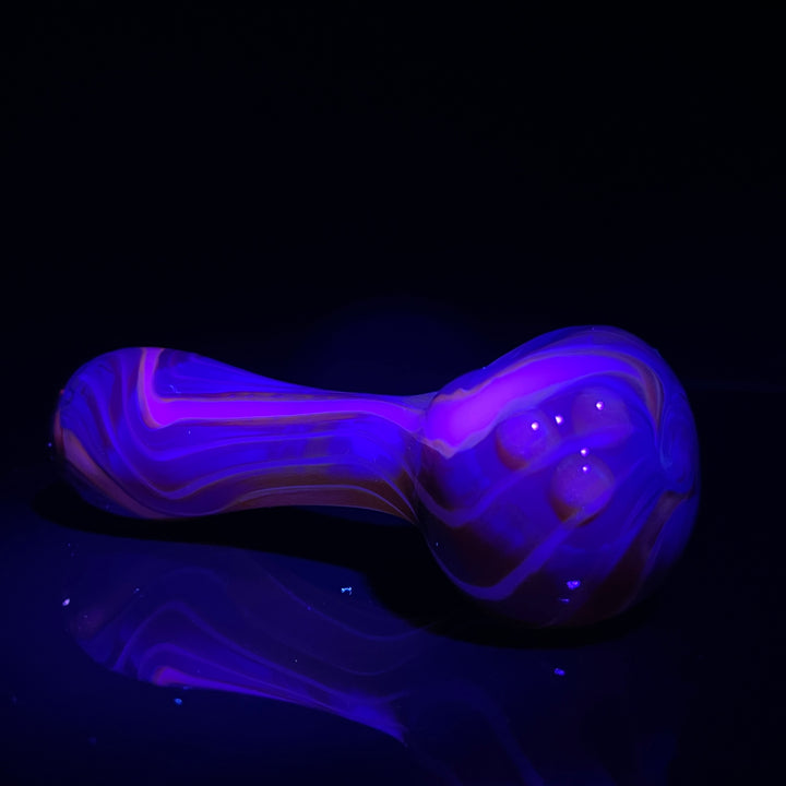 Purple Streak UV Pipe Glass Pipe Taggart Glass   