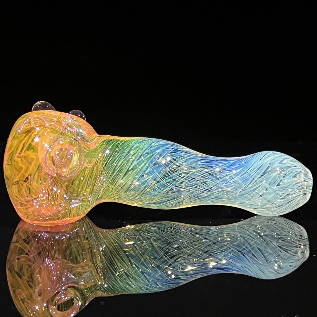 Wrap N Rake Fume Spoon Glass Pipe KRA Glass   