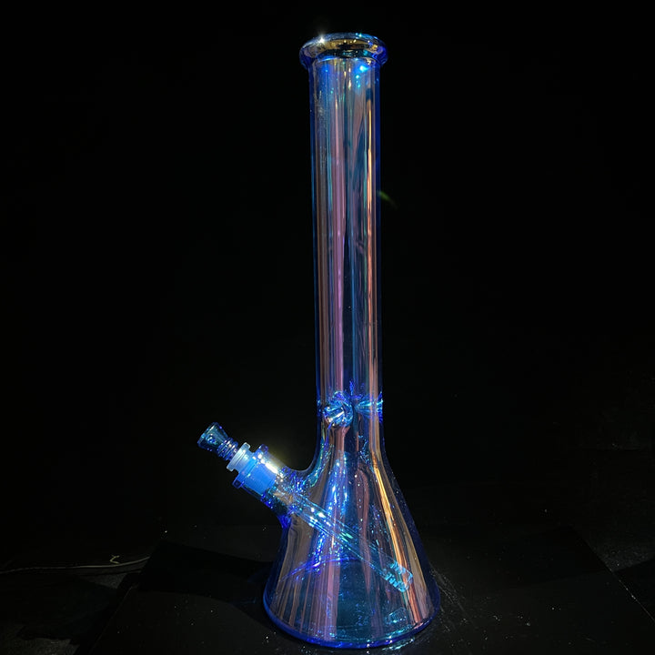 16" Translucent Beaker Bong - Blue Glass Pipe TG   